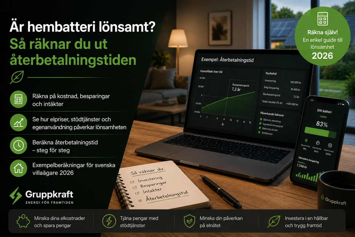 Är hembatteri lönsamt?